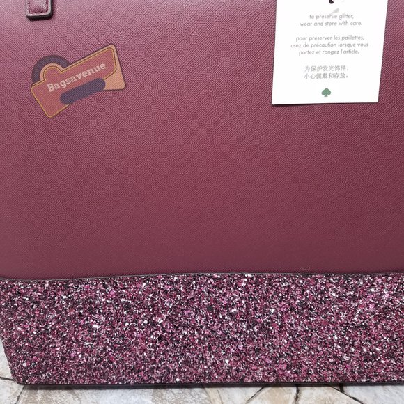 Glitter Penny Greta Court Cherrywood Kate Spade - Picture 15 of 15